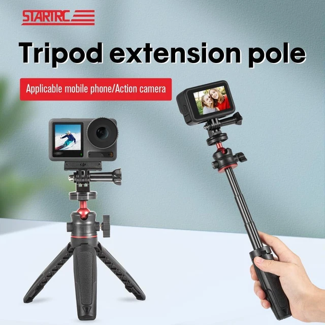 Selfie Camera Mount Tripod for Insta360 X3/2/Action 2/3/GoPro11/10/9 Accessories
