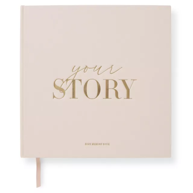 Your Story, Baby Memory Book - Gift For Newborn Baby or New Mum - (Cream)