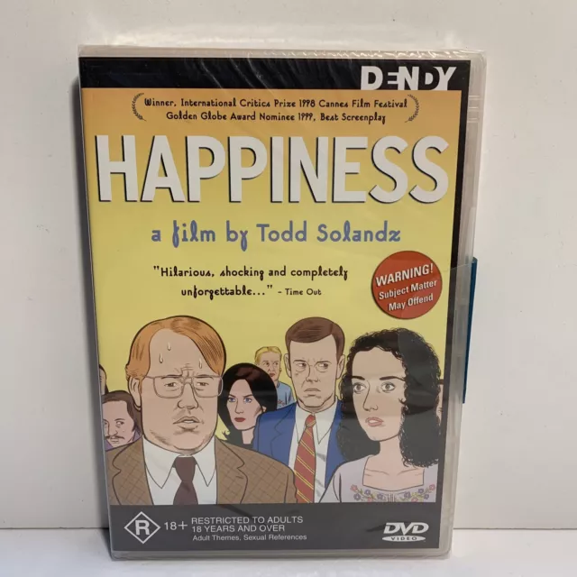 Happiness Dvd Todd Solandz Film Movie Region 4 New Sealed Jane Adams Comedy OOP