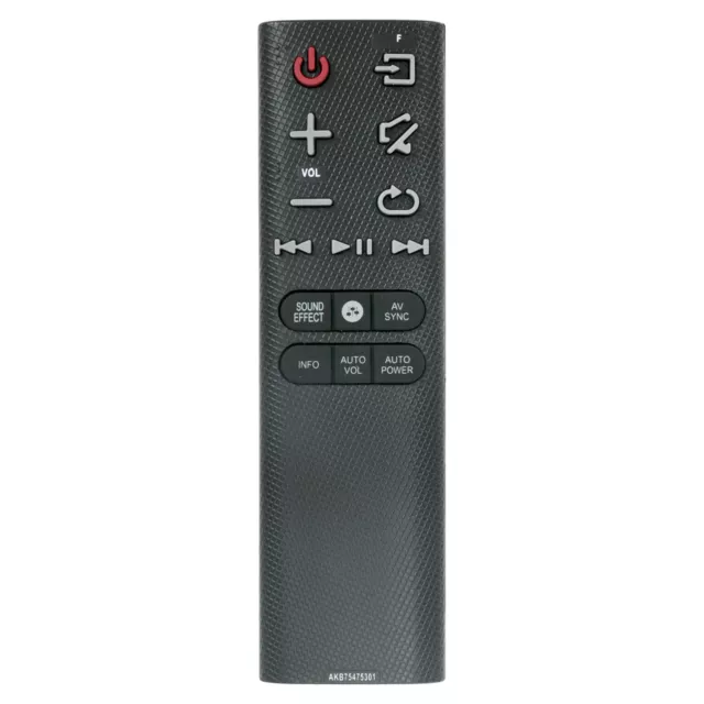 AKB75475301 Replaced Remote for LG Sound Bar SK6Y SK10Y SKC9 SK9Y SK9Y.DUSALLK