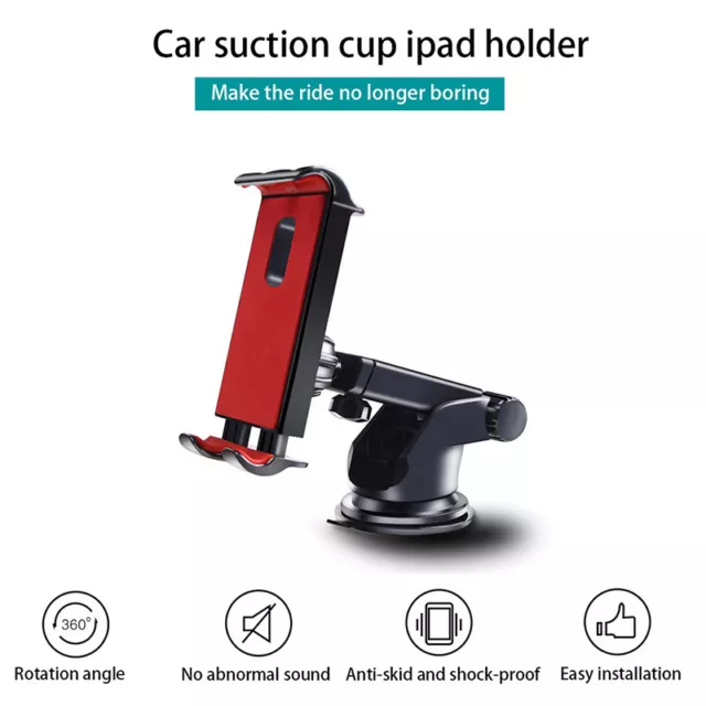 7 8 9 10 11Inch Tablet Pc Stand for Samsung XiaoMi Stong Suction Car HoldK_