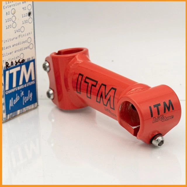 NOS ITM BIG ONE RED AHEAD STEM 110 mm 1" inch 25.4 25.8 ROAD BIKE BICYCLE OLD
