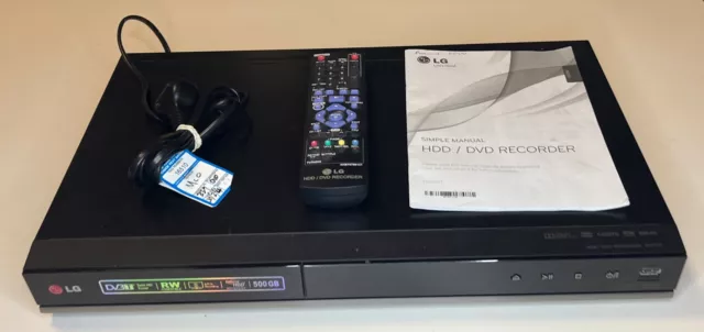 LG RH735T Twin HD Tuner DVD / HDD Recorder DVR 500GB with remote