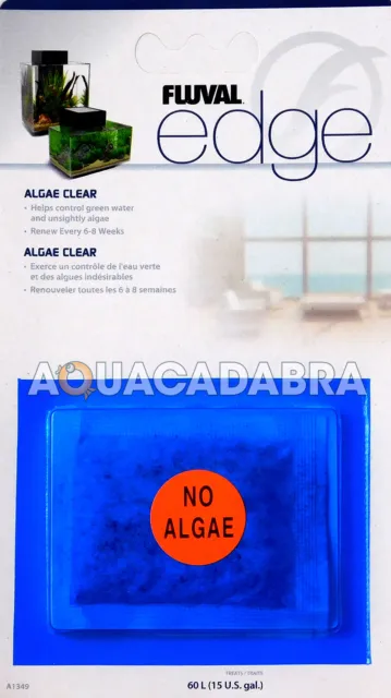 Fluval Edge Fish Tank Algae Clear Sachet For Filter Green Water Clear Aquarium 3