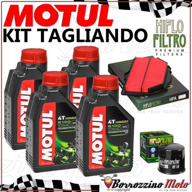 TAGLIANDO 4Lt OLIO MOTUL 5100 FILTRO ARIA/OLIO per SUZUKI GSX-R 1000 K5 K6 K7 K8