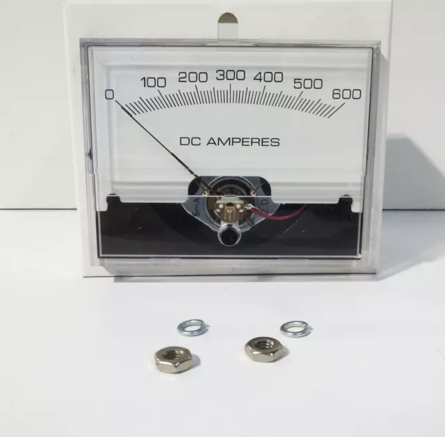 YOKOGAWA 2924-878 DC AMMETER, Rating-0-50 mV/DC _ Scale-0-600 Legend-DC AMPERES