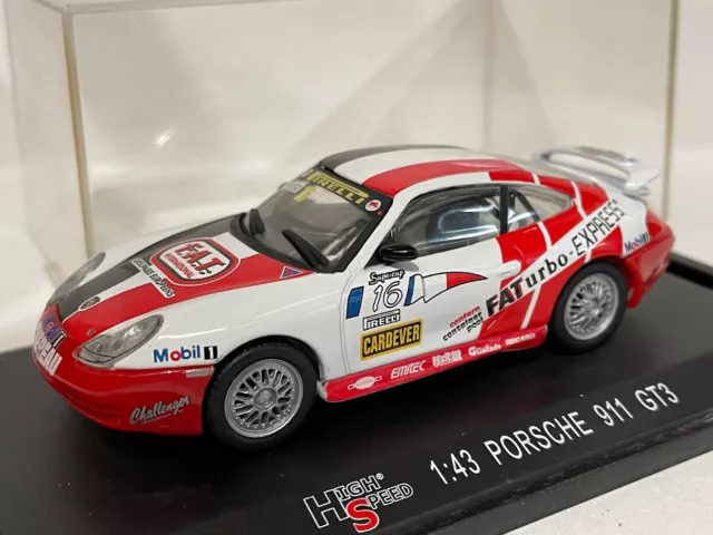 Porsche 911 GT3 HIGH SPEED 1:43 Diecast coche escala