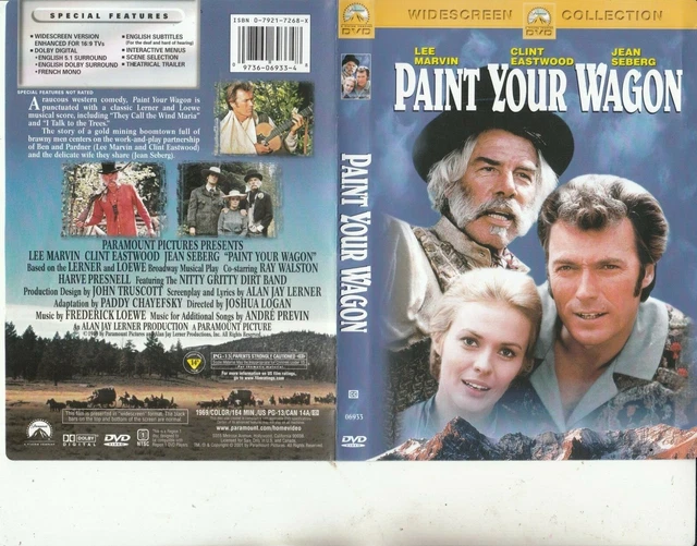 PAINT YOUR WAGON1969LEE MarvinMovieDVD 19.95 PicClick AU