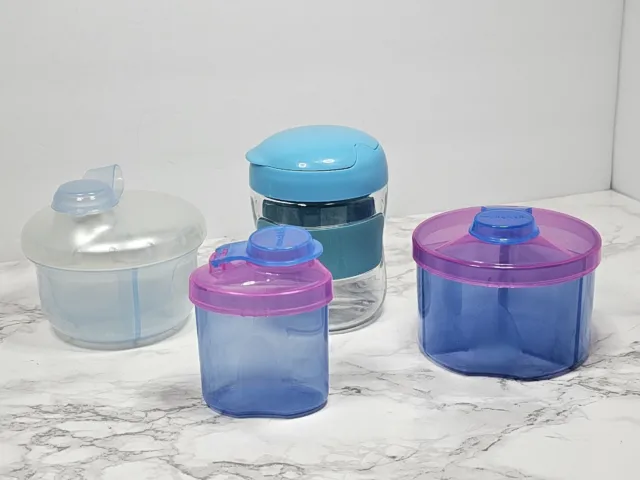 Formula Dispenser, Snack Container, Travel Container, 3 Servings, Single Serving