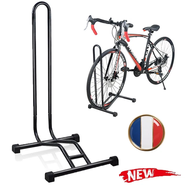 Support Vélo 2 Places Relaxdays : Rangement Garage Ou Extérieur, Pour Roues Jusqu'à 60 Mm