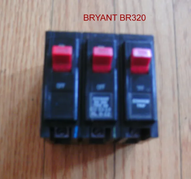 Disjoncteur Bryant Br320 20 Amp 3 Pôles