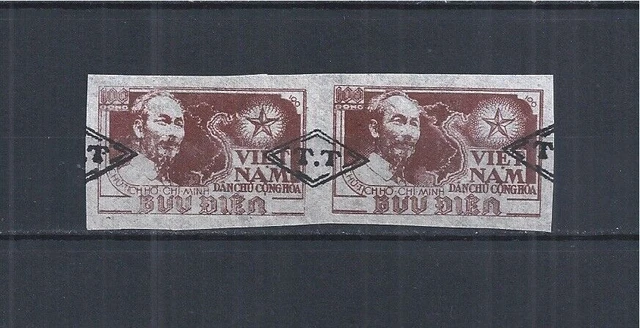 Vietnam 1952 - 55 H Massage Corporel Chi Minh Surimpression MNH Sans Paire...