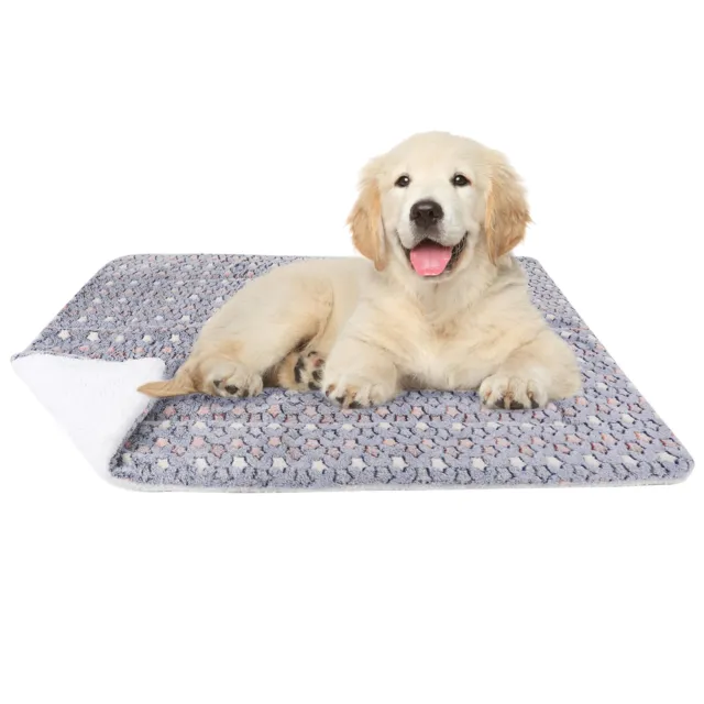 Self Warming Pet Bed Cushion Pad Dog Cat Cage Kennel Crate Soft Mat Sleeping Bed 10