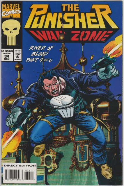 The Punisher: War Zone #34, Vol. 1 (1992-1995) Marvel Comics, High Grade