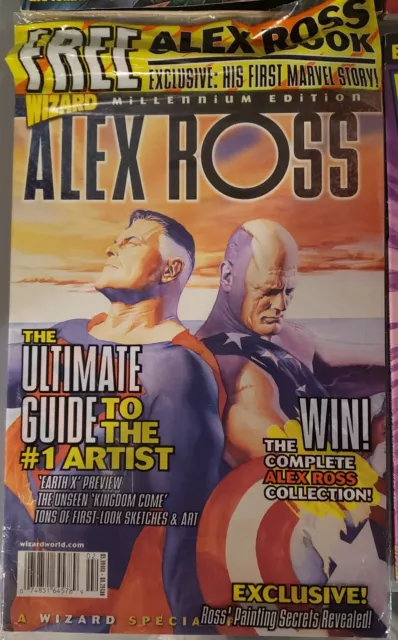 Wizard Magazine ALEX ROSS MILLENNIUM EDITION SPECIAL w/ OPEN SPACE #0 [SEALED]