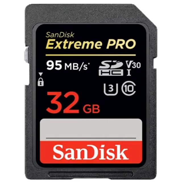 Tarjeta SD SanDisk Extreme Pro Para Cámara  32 GB de Memoria