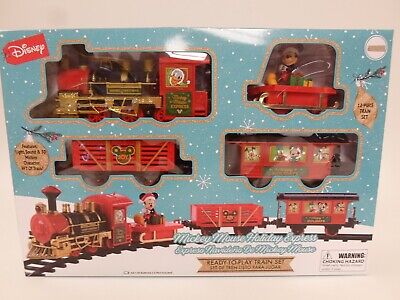 Disney MICKEY MOUSE  Holiday Christmas EXPRESS Train Set 12 piece set NEW IN BOX