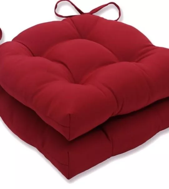 Pillow Perfect Outdoor/Indoor Pompeii Chair Pads