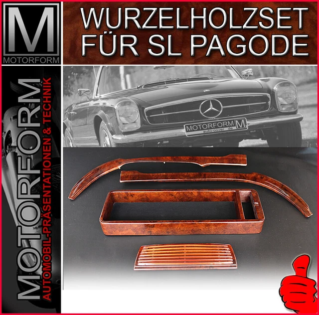 Verdeckgriffe SL R107 Motorform Verdeckhebel Aus Poliertem Chrom Für Mercedes SL 107, R107, W107 - Oldtimer Softtop Griffe W107 Verdeckgriff