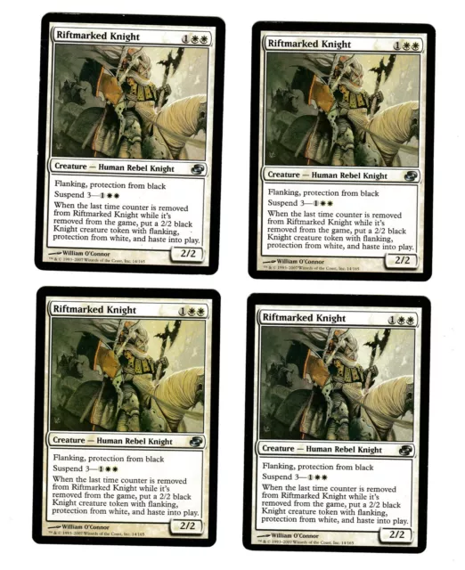 Riftmarked Knight 1x FOIL PLC MTG Planar Chaos Uncommon MINT white Riftmarked Knight 1x FOIL PLC MTG Planar Chaos Uncommon MINT white