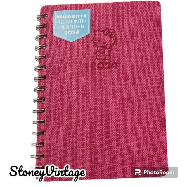 Hello Kitty Pink day planner agenda 2024