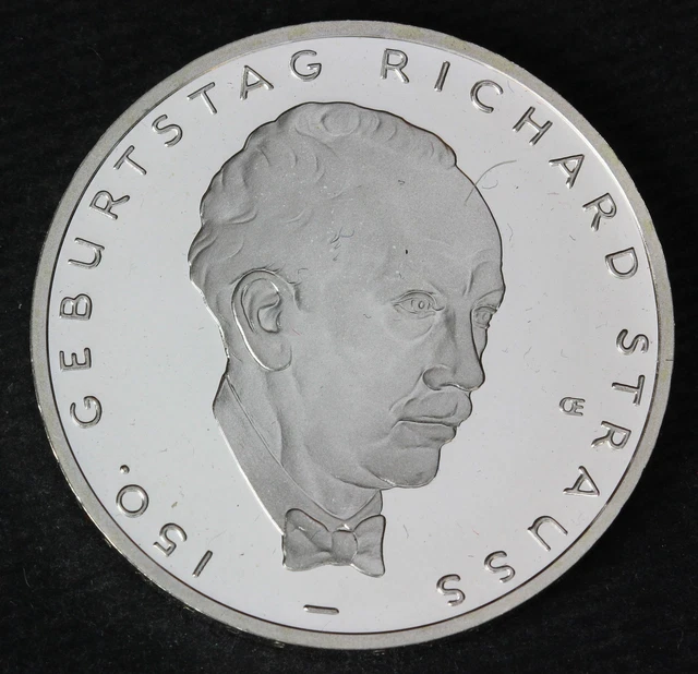 GERMANY 10 Euro 2014 D Proof - Silver 0.625 - Richard Strauss - 302