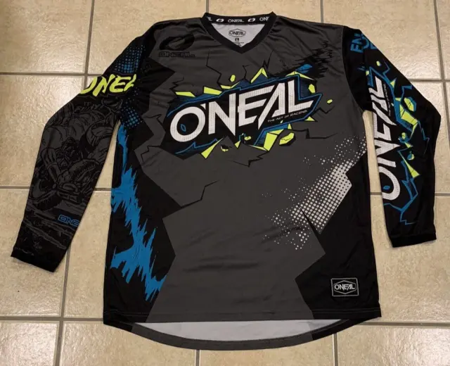 Men's XL O'Neal Long Sleeve Enjoy The Ride Racing Motocross Jersey Shirt