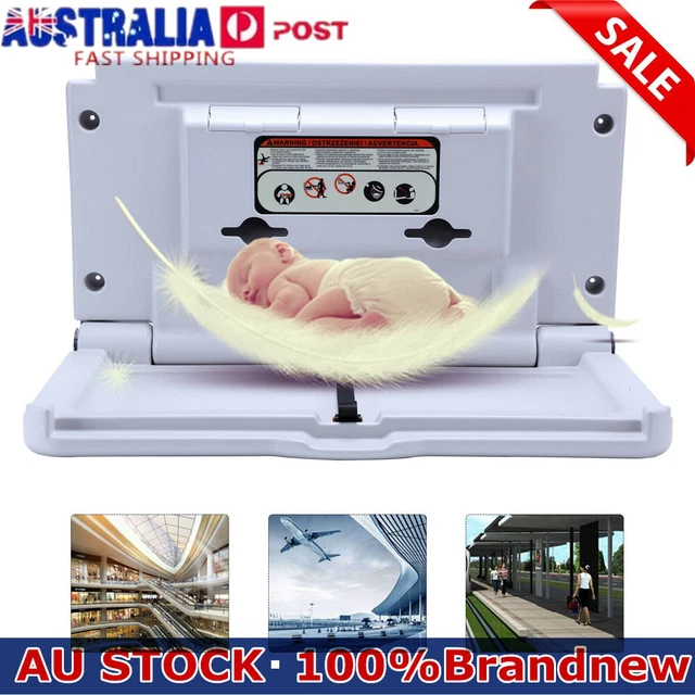 Commercial Wall Mounted Baby Changing Table Baby Change Station 100kg Max Load