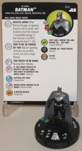 BATMAN #022 Justice League Unlimited DC HeroClix Justice Lords