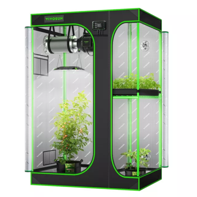 VIVOSUN Grow Tent Hydroponic Indoor Plant Grow System Reflective Mylar Room
