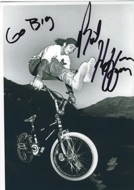 MAT HOFFMAN Signed 8.5 x 11 Photo Signed REPRINT Racing BMX Free Shipping