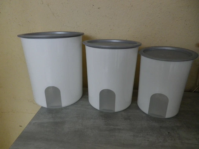 Lot De 3 Boîtes Modulaires Pop Tupperware, Couleur Violette, Occasion