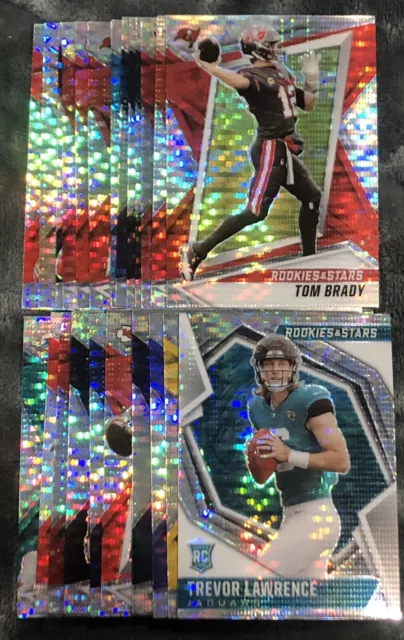 2021 Panini Rookies & Stars Football Cards - Pulsar Prizm - Vets RC You Pick!