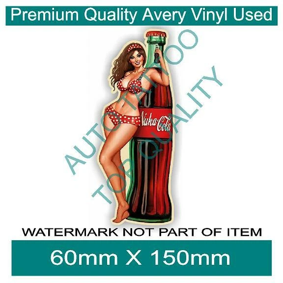 EMU EXPORT BEER Can Pin Up Girl Sticker Speedway Hot Rod Toolbox Fridge Mancave $8.99 - AU