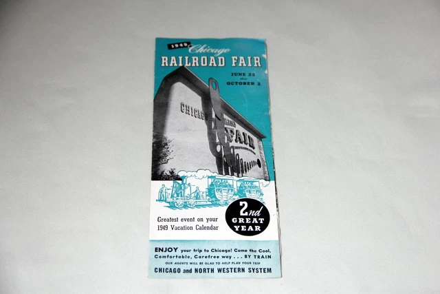 1949 Chicago Railroad Fair Pamphlet, Chicago North Western