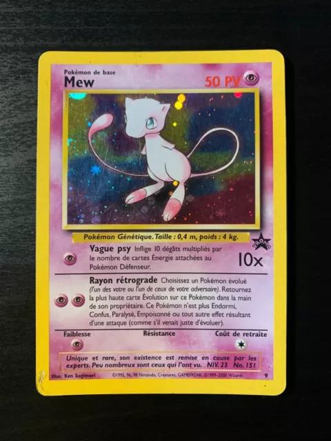 Carte Pokémon : Mew 9 Promo Black Star Wizards Française