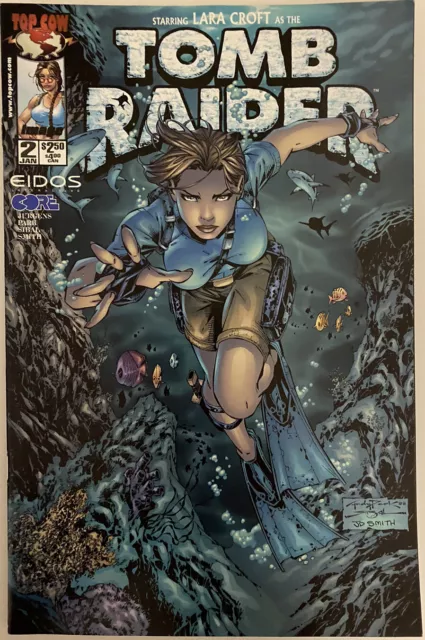 Top Cow Image Comics Lara Croft Tomb Raider #2 2001 RARE First Print NM