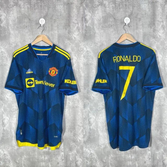 Manchester United 2021/22 Third Player Authentic Football Shirt Ronaldo #7 - XL