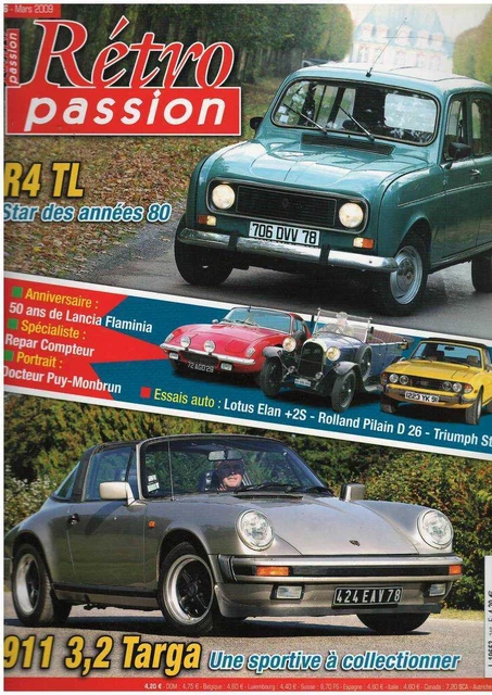 Magazine RETRO PASSION - Porsche 911 3.2 Targa N°216 - Mars 2002