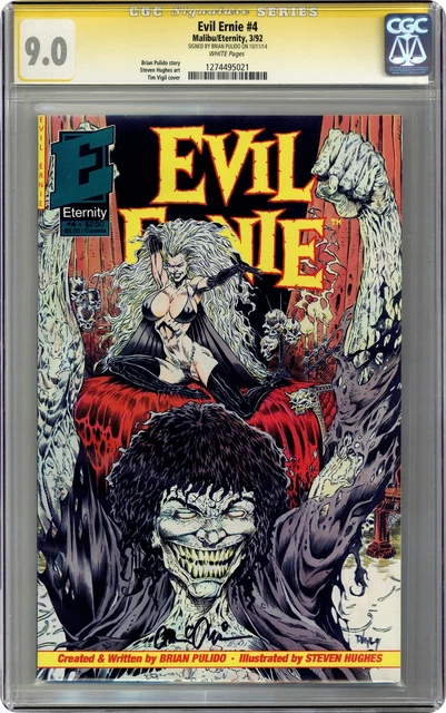 Evil Ernie #4 CGC 9.0 SS Brian Pulido 1992 1274495021