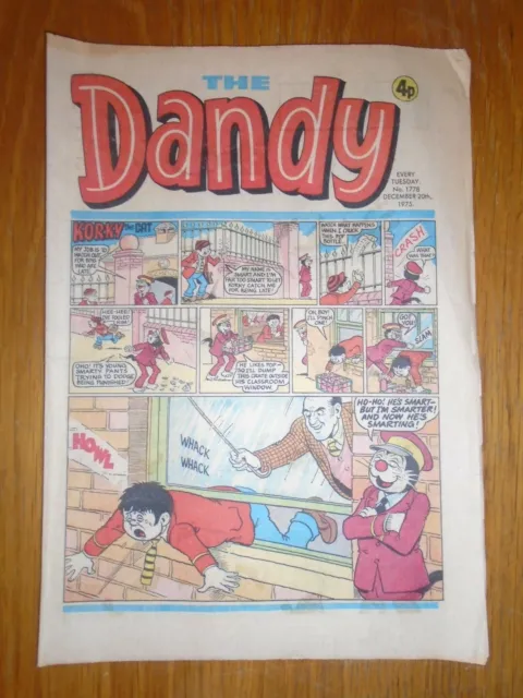 Dandy #1778 December 20Th 1975 British Weekly Dangerous Dan