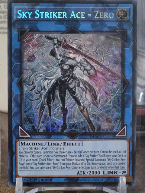 Yu-Gi-Oh! Sky Striker Ace - Zero DUAD-EN049 Secret Rare 1st