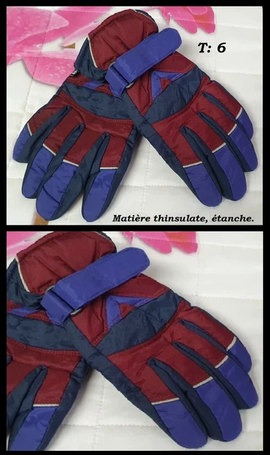 Gants De Ski Rucanor Taille L Noir Avec 3M Thinsulate