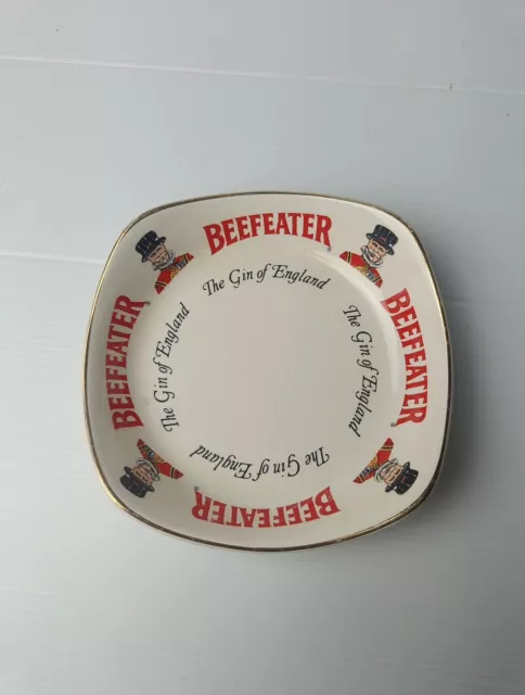 Vintage Beefeater Gin England Ceramic Wade Reginald Corfield Dish Bar Ashtray