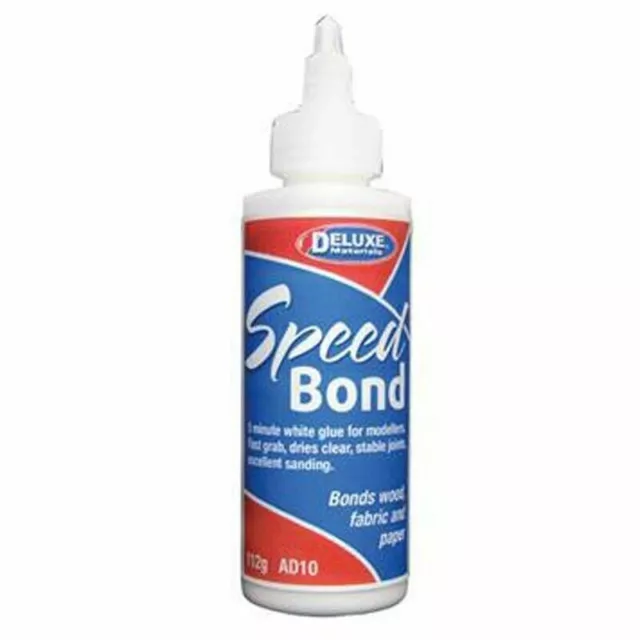 Deluxe Materials Speed Bond AD10 112g 5 Min White Glue For Modellers UK