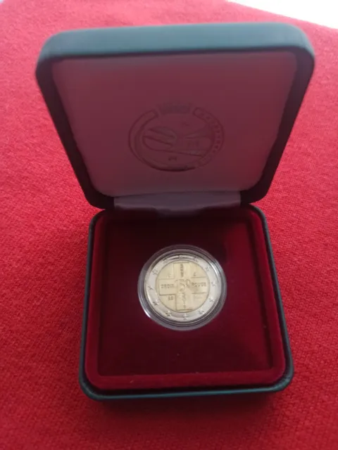 Bélgica. 2014. 2€ Proof. Cruz Roja. 150 Aniversario.