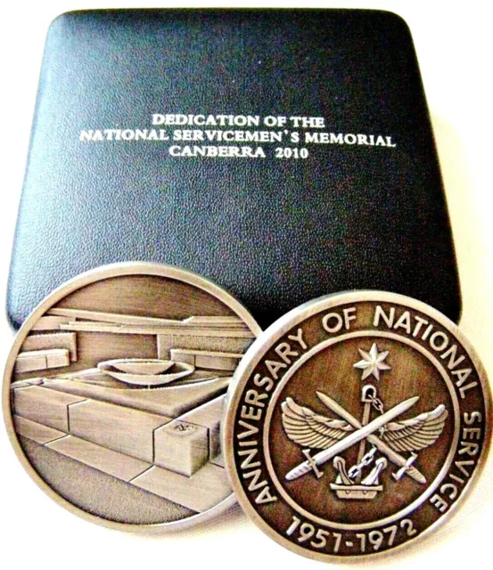 2010 NASHOS Vietnam Servicemen's Memorial Coin Medallion in Official Case Issue