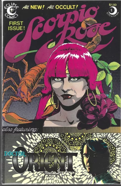 Scorpio Rose #1 (Nm) Bronze Age Eclipse Comic, Flat Comic Shipping Rate Of $3.95