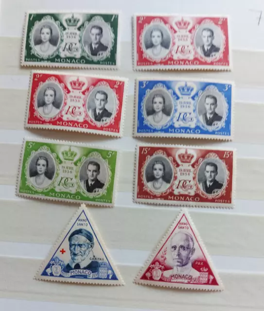 Briefmarken Monaco Hochzeit 1956 Grace Kelly Fürst Rainier III.  Persönlichkeit