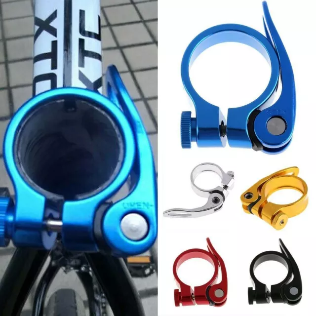 Mountain Bike MTB Seat Post Clamp Bolt 31.8mm Quick Release